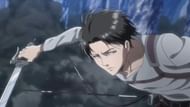 Levi in motion (Image via WIT Studio)